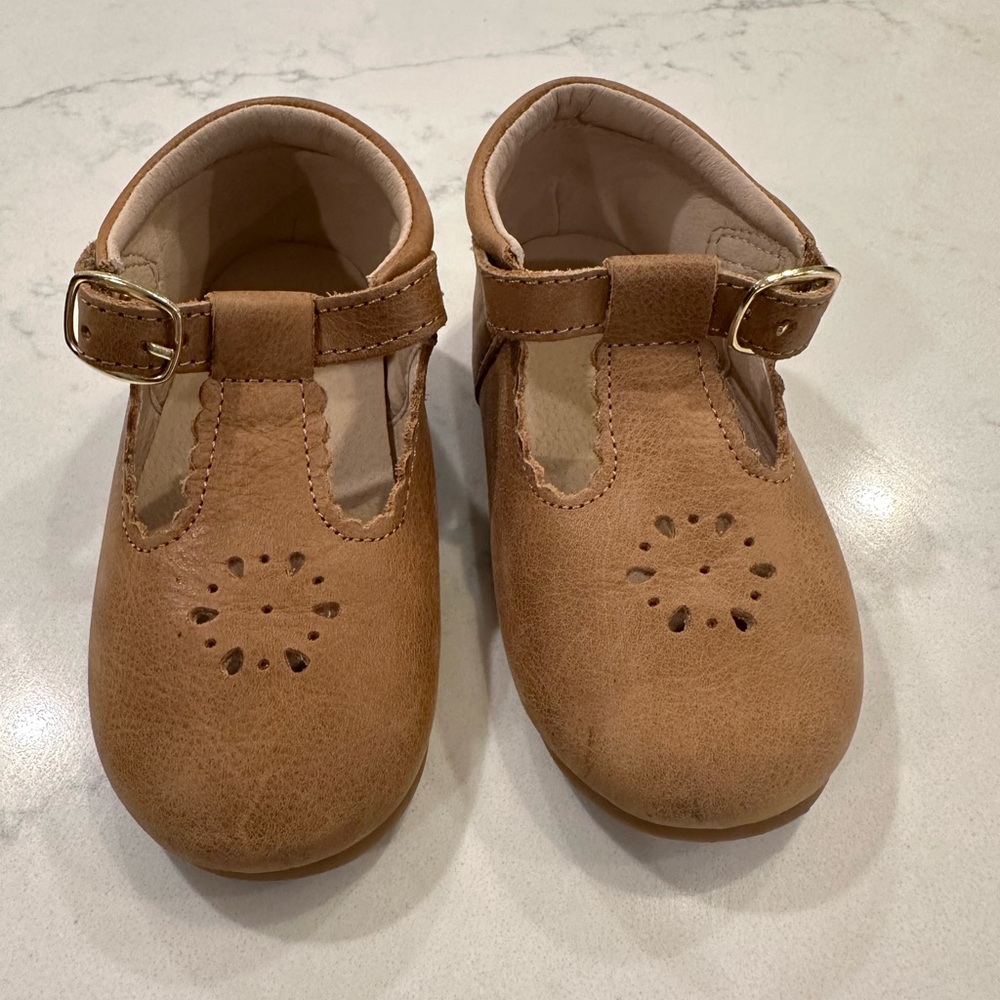 Consciously Baby Leather Mary Jane Shoes Toddler 7